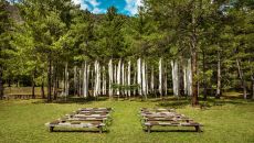 Wedding Setup in Archery Field COMO Uma Paro