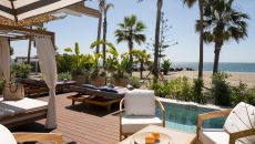 Azure Beach Private Cabana at METT Hotel Beach Resort Marbella Estepona