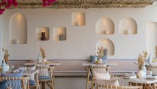 Ammos Greek Restaurant Set Up at METT Hotel Beach Resort Marbella Estepona