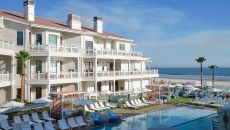 Shorehouse pool from veranda