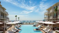 Shorehouse pool hero shot toward ocean PATH