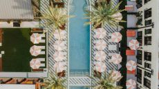 Aerial Pool AT Hotel Bardo Savannah