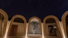 Winery at Night at Banyan Tree Veya Valle de Guadalupe