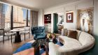 Premier One Bedroom Suite Living Room at Raffles Boston