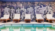 indoor pool at Juliana Brussels