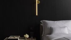 guestroom detail at Alexander