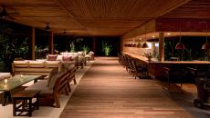 bar at night at Hotel Fasano Trancoso