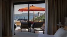 La Roqqa La Panoramic Sea View Terrace Suite Bedroom View at LA ROQQA