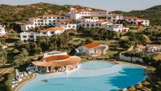 Hotel aerial at Romazzino