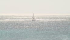 Sailing boat at Romazzino