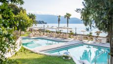 outdoor pool at Grand Hotel Fasano