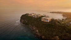 Four Bedroom Cliff Retreat Exterior Sunset