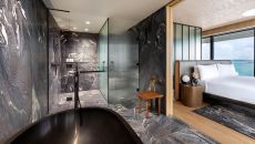 Bathroom Presidential Suite at Intercontinental Auckland