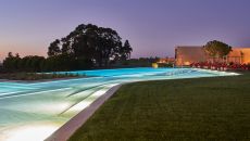 See more information about Praia do Canal pool twilight at Praia do Canal