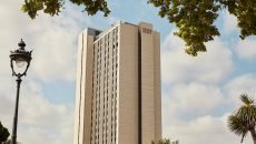 GHB Hotel Facade at Grand Hyatt Barcelona