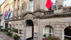 Facade Close up at Inter Continental Edinburgh the George