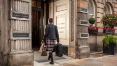 Caledonian Insurance Company Facade at Inter Continental Edinburgh the George