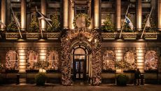 Christmas Exterior at Inter Continental Edinburgh the George