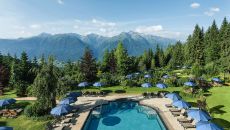 summer pool at Interalpen Hotel Tyrol