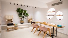 nail salon at Nikki Beach Resort and Spa Santorini