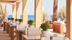 restaurant at Nikki Beach Resort and Spa Santorini