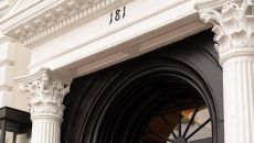 exterior detail at Emeline