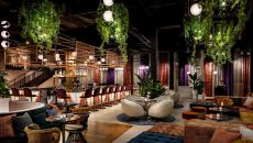 Skylight Interior Dining Area at W Toronto