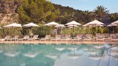 swimming pool beach view 3 at Cala San Miguel Hotel Ibiza