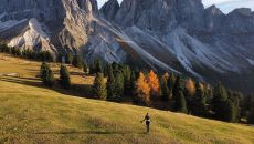 autumn hill walking girl at Solea Boutique and Spa Hotel