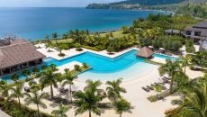 Architecture Drone Pool Beach 12 at Inter Continental Dominica Cabrits