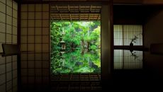 Garden View from Japanese Gazebo HANARE at Shinsho an