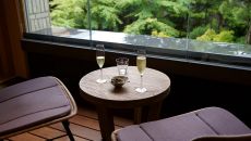 Welcome Drink on the terrace at Shinsho an