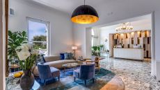 Lobby Lounge and Front Desk at Mediterraneo Sorrento