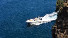 Yacht Princess Valeri cruising at Mediterraneo Sorrento