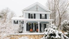 exterior 2 winter at Inn at Hastings Park