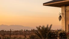 Coucher du solei at Palais Ronsard