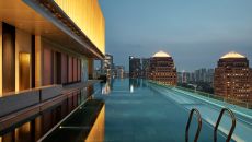 MM 23 Rooftop Pool Evening at COMO Metropolitan Singapore