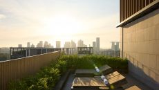 Rooftop Singapore Skyline at COMO Metropolitan Singapore