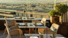Mappemonde Rooftop Restaurant, Bar Lounge  at Athens Capital Hotel M Gallery Collection