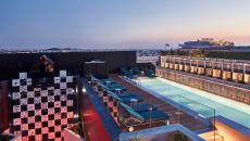 Mappemonde Rooftop Restaurant, Bar Lounge at Athens Capital Hotel M Gallery Collection