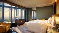 J Suite Bedroom at J Hotel Shanghai Tower
