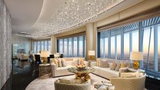Shanghai Suite Living Room at J Hotel Shanghai Tower