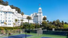 tennis courts at Claremont Resort Club