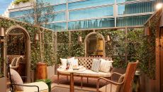 Gaelle Le Boulicaut mondrian room terrace at Mondrian Bordeaux Les Carmes