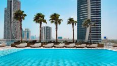 Fairmont Doha Gold pool ground at Fairmont Doha