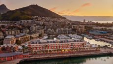 Cape Grace sunset aerial Hero Image at Cape Grace A Fairmont Managed Hotel