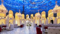 lobby at Raffles Doha