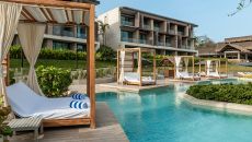 Mirror pool at Sofitel Baru Calablanca