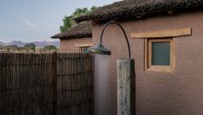 our habitas atacama adventure room outdoor shower at Our Habitas Atacama