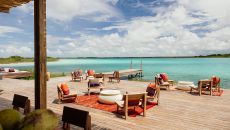 ourhabitas bacala commonspace lagoondeck at Our Habitas Bacalar